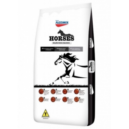 RAÇAO CAVALO PALETIZADA 25KG HORSES ALGOMIX