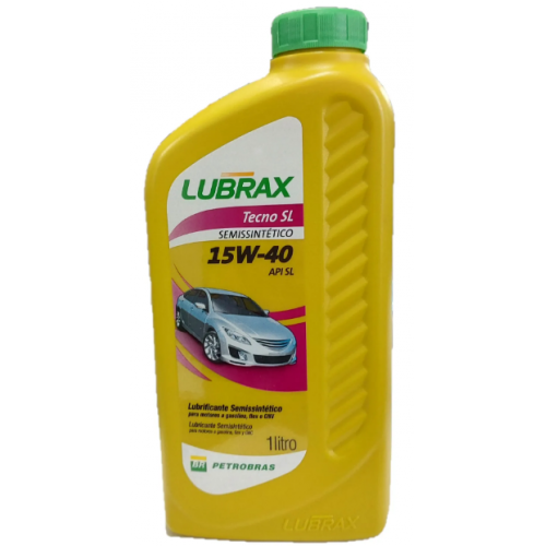 ÓLEO MOTOR LUBRAX TECNO 15W40 SL 1L