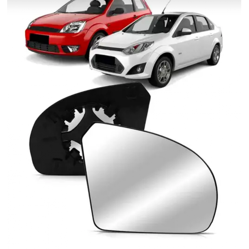 LENTE RETROVISOR DIREITO FORD FIESTA/AMAZON/KA 02/14