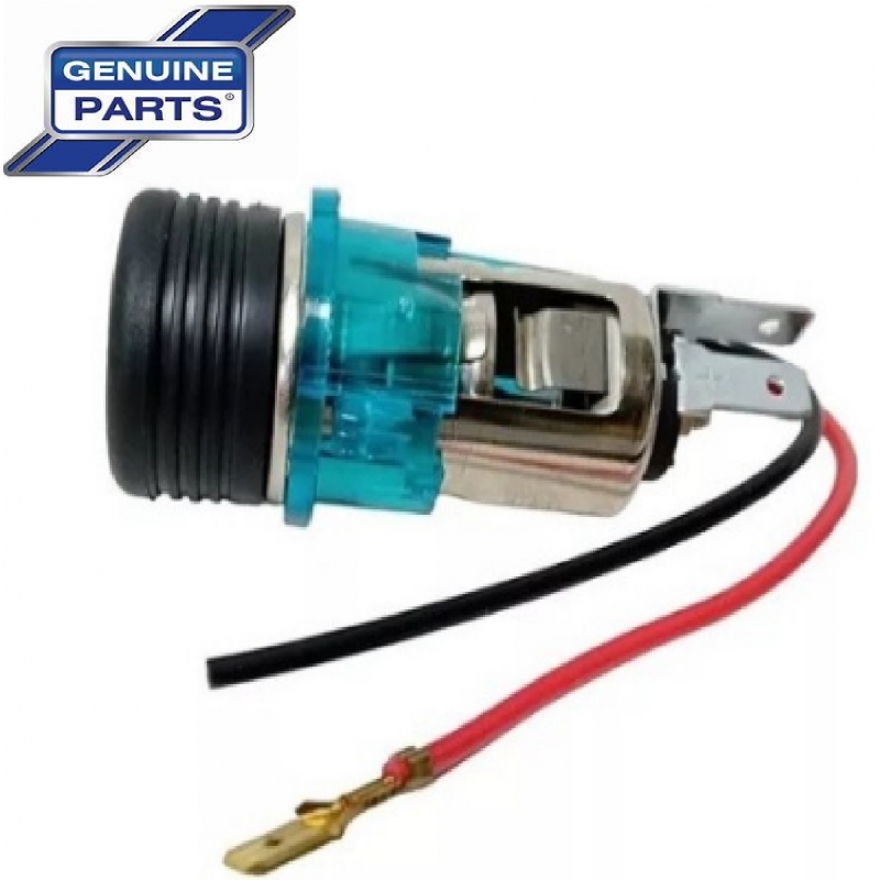 ACENDEDOR DE CIGARRO AUTOMOTIVO 12V AZUL LD024503 GENUÍNO