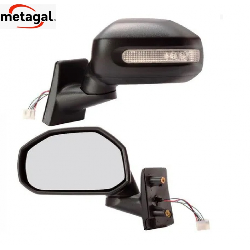 ESPELHO RETROVISOR ESQ IDEA 2007/2010 100172051/RTRE95CE PISCA LED ELÉT METAGAL