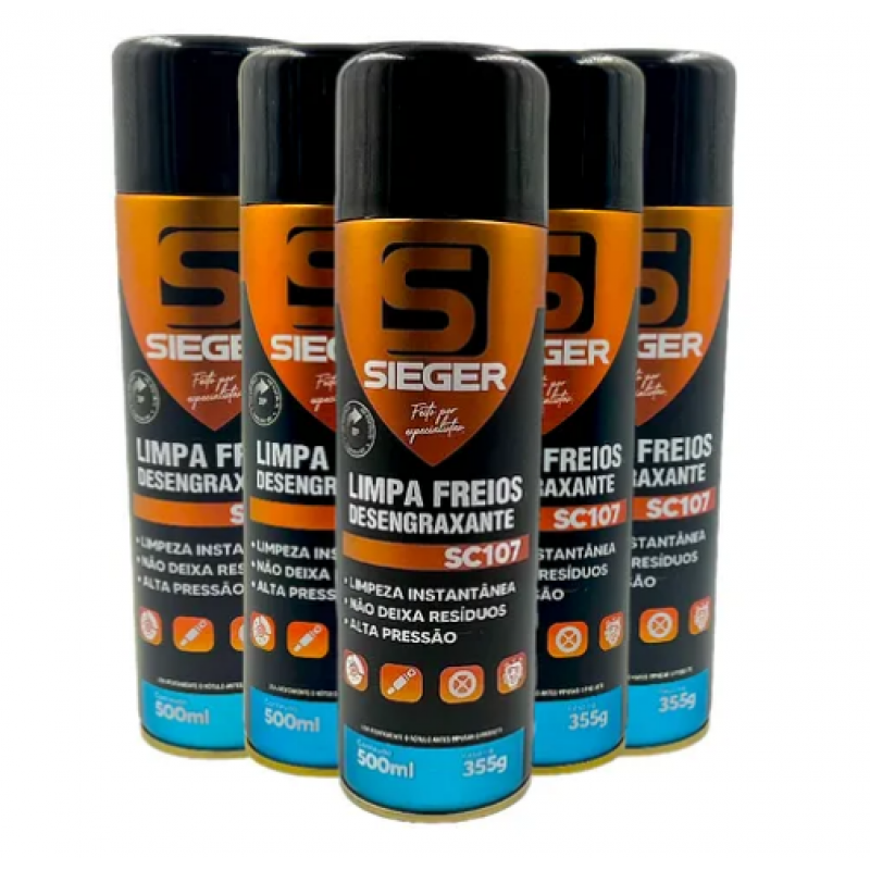 LIMPA FREIOS DESENGRXANTE SC107 - 500ML SIEGER