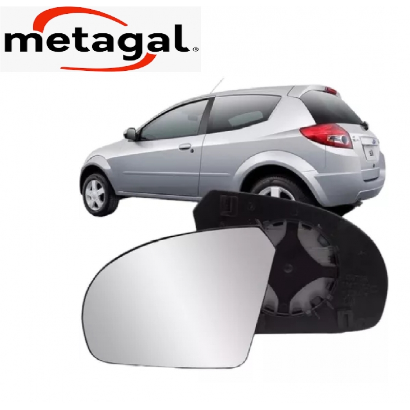 LENTE RETROVISOR ESQ FORD FIESTA/AMAZON/KA 2S6517K741AA/RFMM79 METAG 02/14
