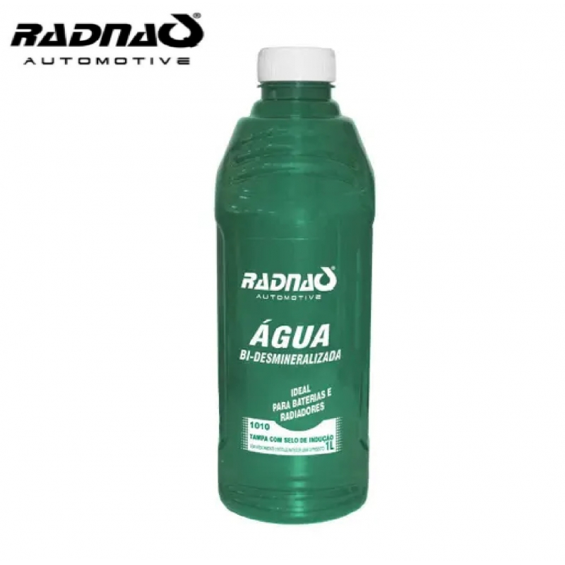 AGUA DEIONIZADA BI-DESMINERALIZADA PARA BATERIA RADIADOR - 1L RADNAQ