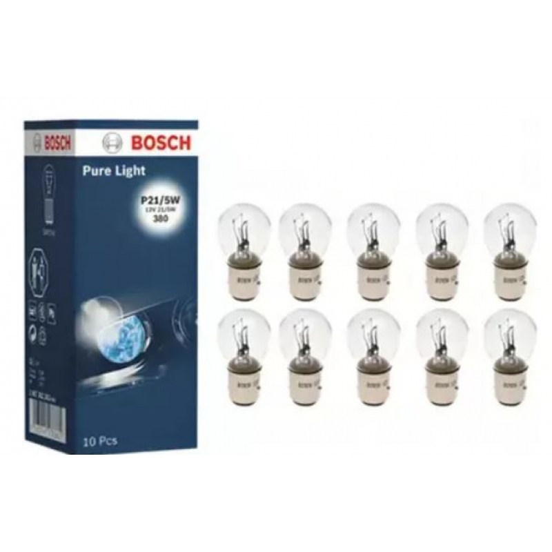 LÂMPADA P21/5W 12V 21/5W PURE LIGHT BOSCH 1987302202