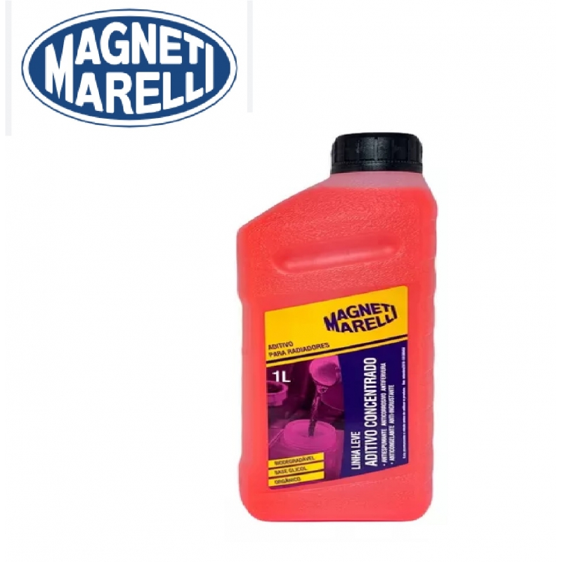 ADITIVO/FLUÍDO PARA RADIADOR CONCENTRADO LINHA LEVE MAGNETI MARELLI COR ROSA