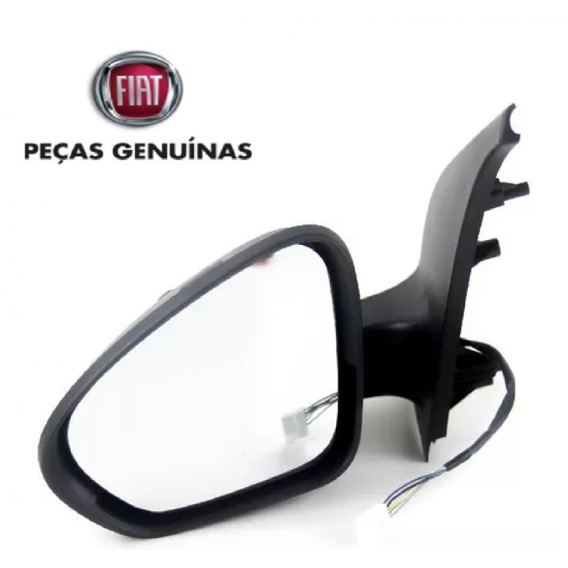 ESPELHO RETROVISOR ESQ 100259413 GENUÍNO FIAT STRADA (2021 A 2025)