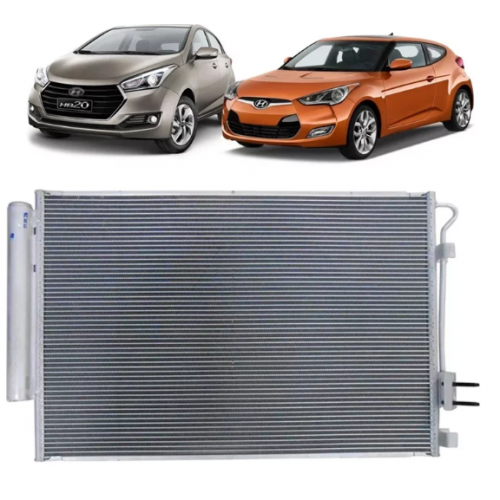 CONDENSADOR HYUNDAI HB20 VELOSTER 2013 - DENSO BC4477806840RC