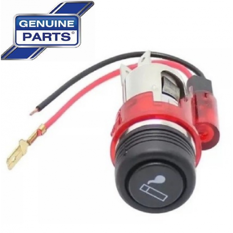 ACENDEDOR DE CIGARRO AUTOMOTIVO 12V VERMELHO LD024501 GENUÍNO