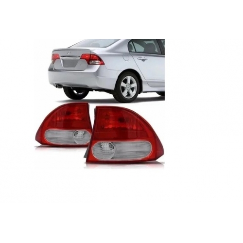 LANTERNA HONDA NEW CIVIC 2007/2011 TRASEIRO BICOLOR DIREITO - VALEO