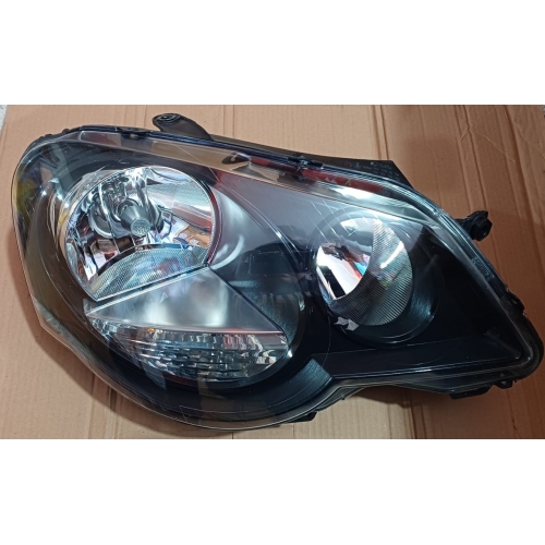 FAROL VOLKSWAGEN POLO 2007/2015 MASCARA NEGRA DIREITO MAGNETI MARELLI