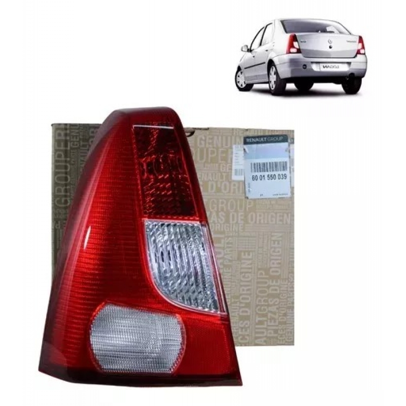 LANTERNA TRASEIRA ESQ 6001550039 LI000151 VALEO ORIGINAL LOGAN (2008 A 2010)