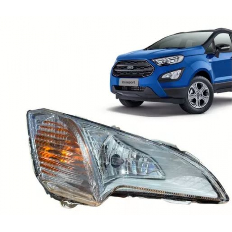 FAROL DE MILHA DIR C/PISCA GN1Z13200AG GENUÍNO FORD ECOSPORT (2018 A 2021)