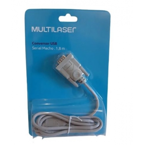 CABO CONVERSOR USB P/ SERIAL MULTI