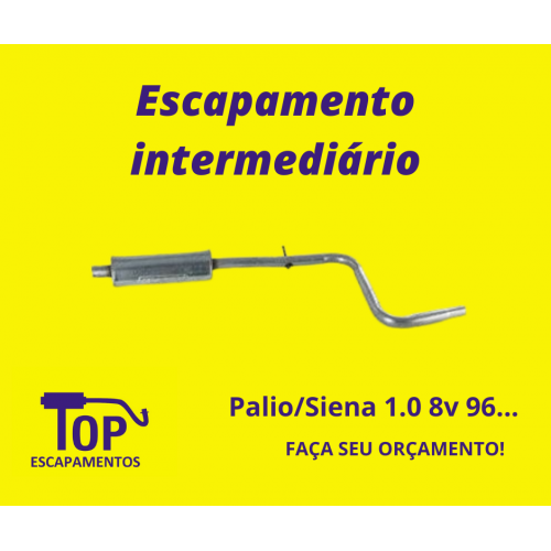 ESCAPAMENTO INTERMEDIARIO PALIO/SIENA 1.0 8v 96... - X-20110