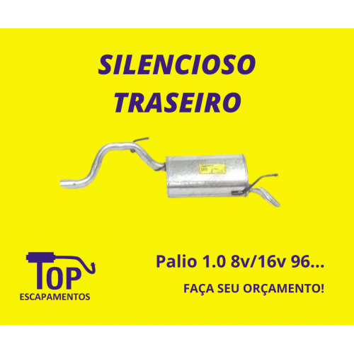 SILENCIOSO TRASEIRO PALIO 1.0 96... - X-21510