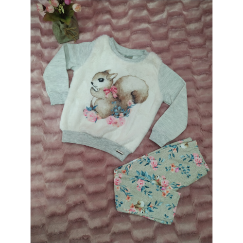 Conjunto Blusa Moletom E Calça Legging