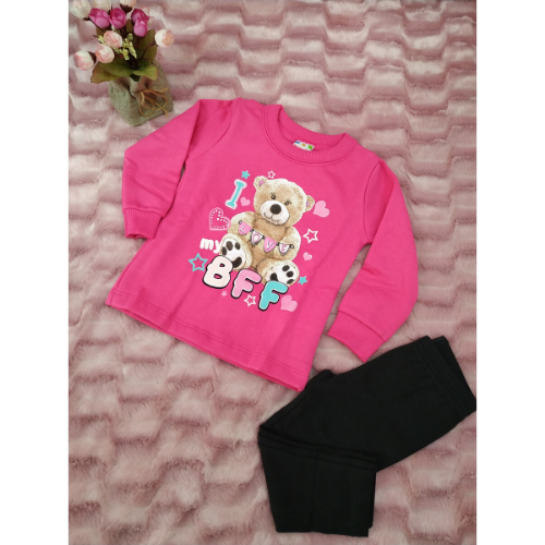 Conjunto Blusa Moletom E Calça Legging 