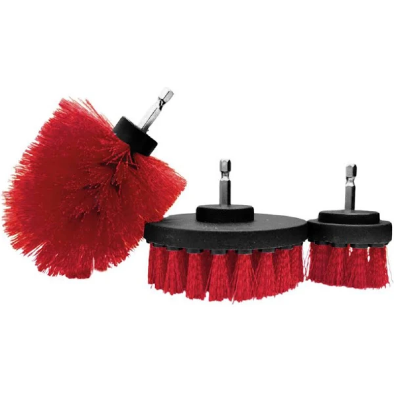 KIT 03 ESCOVAS MEDIAS LIMPEZA PARA FURADEIRA/PARAFUSADEIRA SIGMA TOOLS