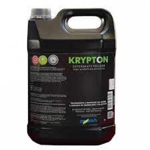 KRYPTON DETERGENTE POLIDOR DE METAIS 5 LITROS