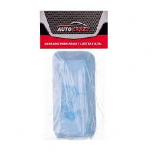 ABRASIVO PARA POLIR E LUTRAR AZUL AUTO CRAZY