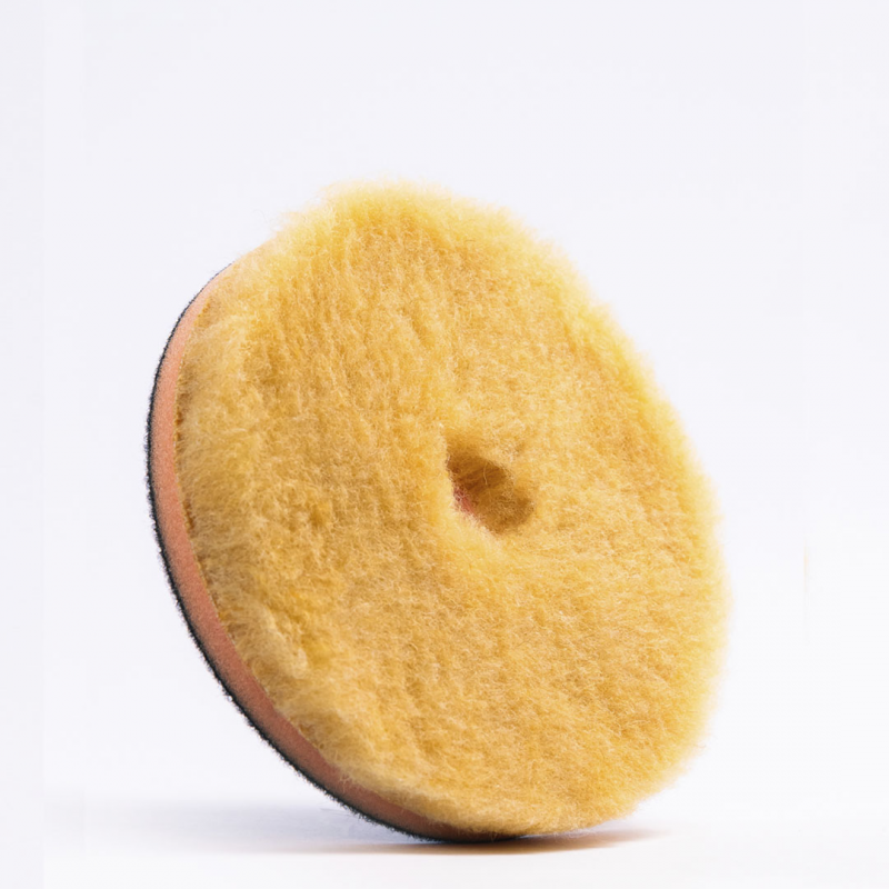 BOINA GOLDEN WOOL 133MM COM INTERFACE 5POL WOLF PADS