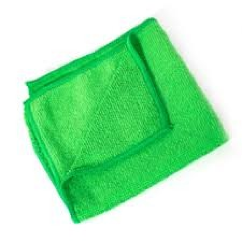 TOALHA DE MICROFIBRA VERDE 39X39 230 GSM AUTO CRAZY