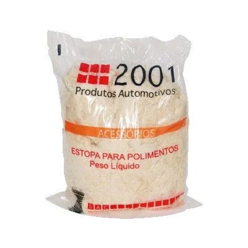 ESTOPA PARA POLIMENTO 500G 2001 PRODUTOS AUTOMOTIVOS