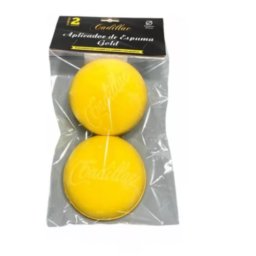 APLICADOR DE ESPUMA AMARELO CADILLAC PACK COM 4