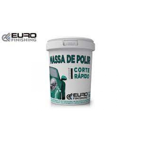 MASSA DE POLIR CORTE RAPIDO 01 KG EURO FINISHING