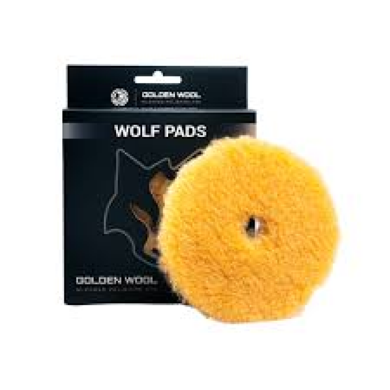 BOINA GOLDEN WOOL 133MM 5 POL SEM INTERFACE WOLF PADS