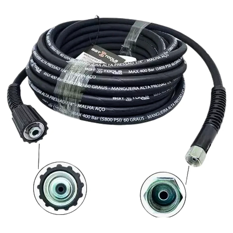 MANGUEIRA TRAMA NYLON M22/14 E 15 X M14 FEMEA 7 METROS SIGMA TOOLS