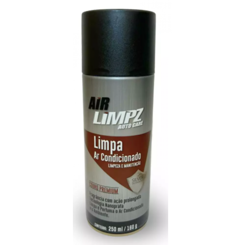 LIMPA AR CONDICIONADO COURO PREMIUM 250ML AIR LIMPZ AUTO CARE