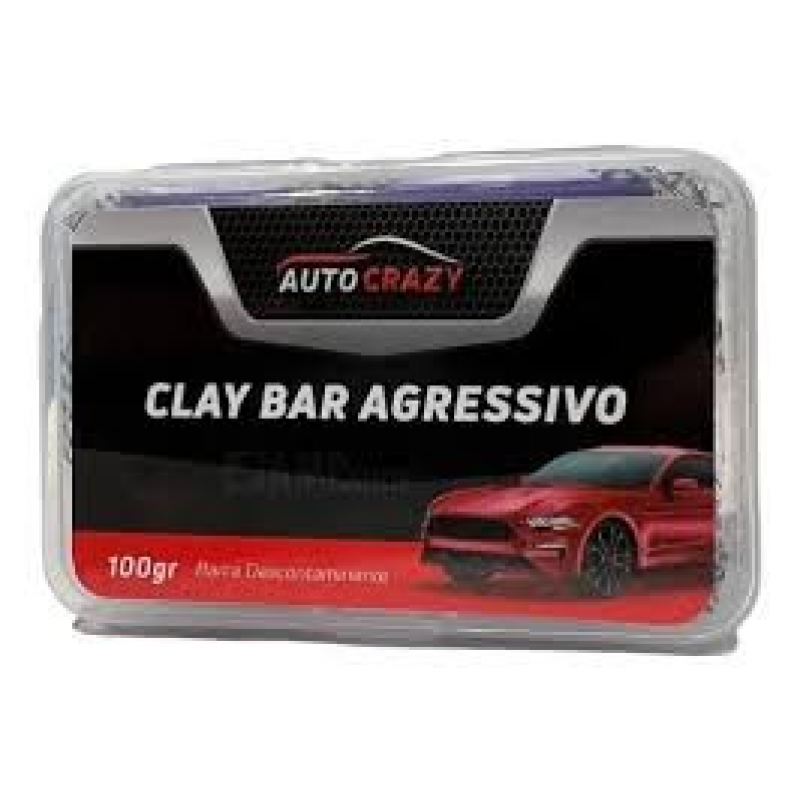 CLAY BAR AGRESSIVA 100G AUTO CRAZY