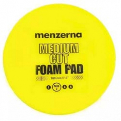 BOINA MEDIUM CUT FOAM PAD YELLOW MENZERNA 6 POL