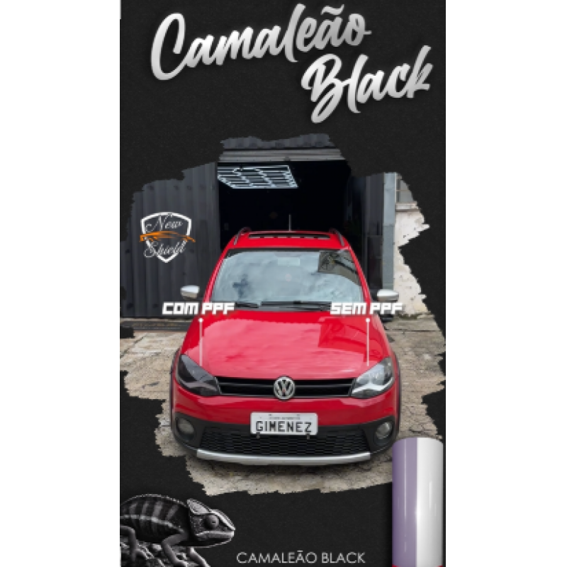PPF CAMALEAO BLACK FAROL 30CMX15CM KERS