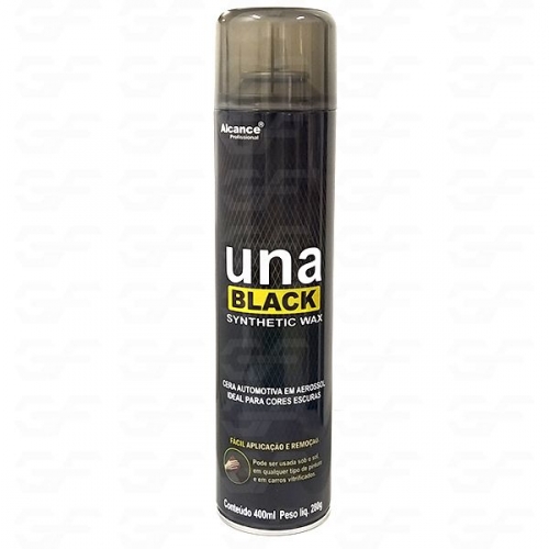 CERA AEROSOL UNA BLACK SYNTHETIC ALCANCE 400ML