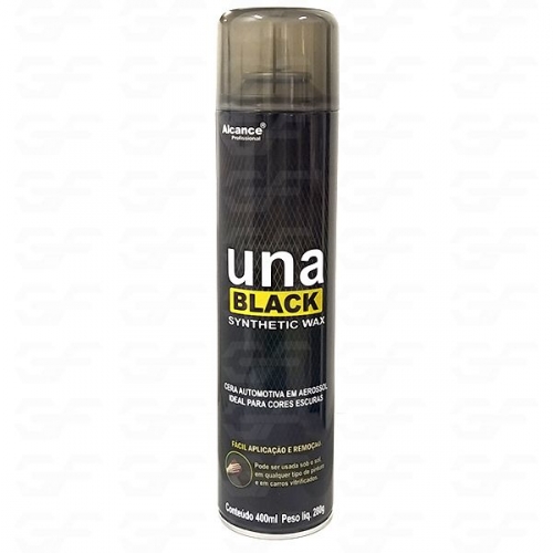 CERA AEROSOL UNA BLACK SYNTHETIC ALCANCE 400ML