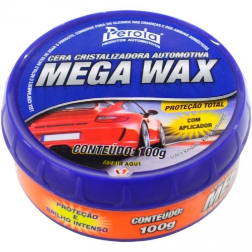 CERA CRISTALIZADORA MEGA WAX PEROLA 100G