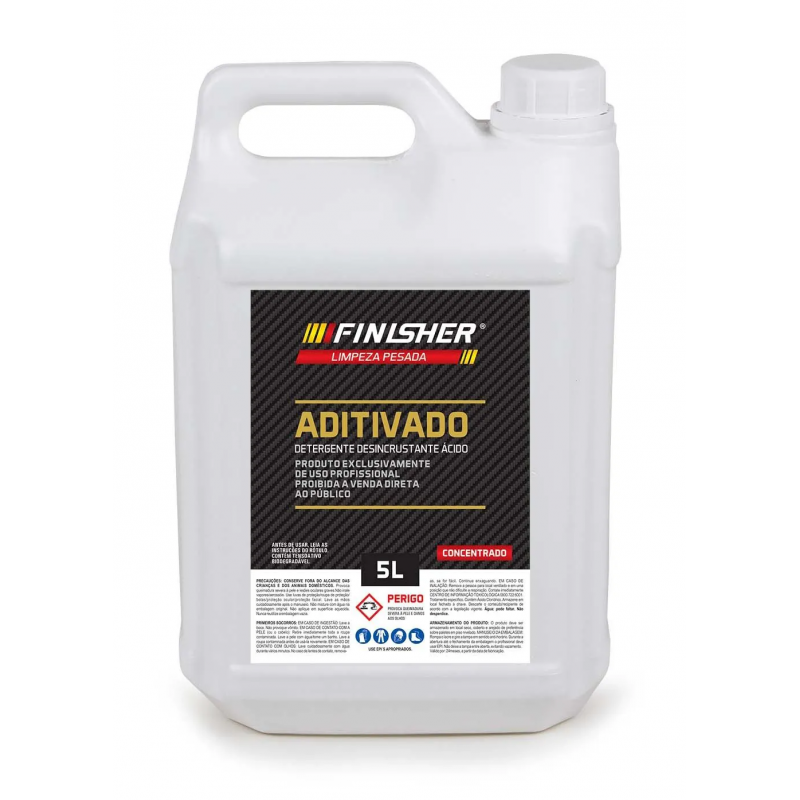 DETERGENTE DESINCURSTANTE ACIDO ADITIVADO 5 LITROS FINISHER