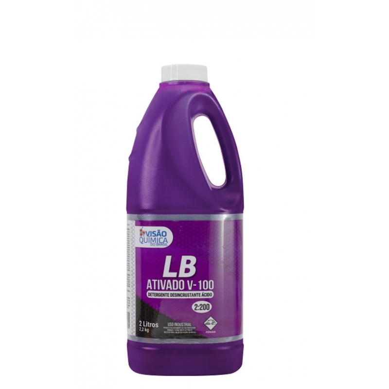 LB ATIVADO V-100 ACIDO 02 LITROS VISAO QUIMICA