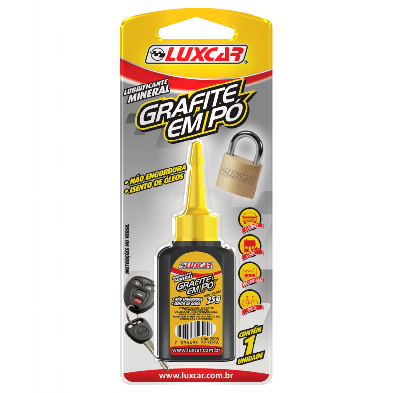 GRAFITE EM PÓ 25G LUXCAR