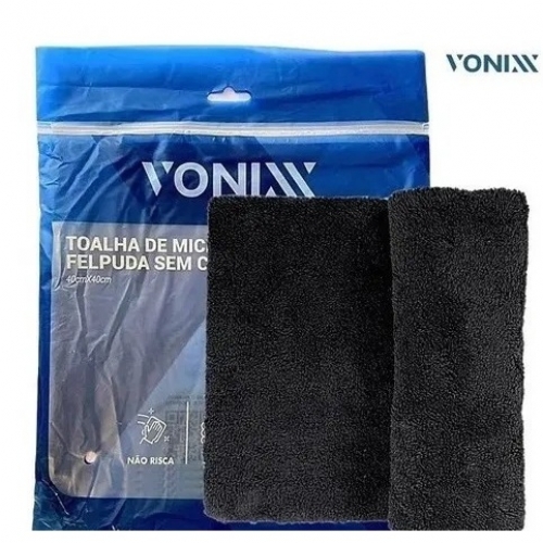 TOALHA DE MICROFIBRA FELPUDA 40X40 410GSM VONIXX