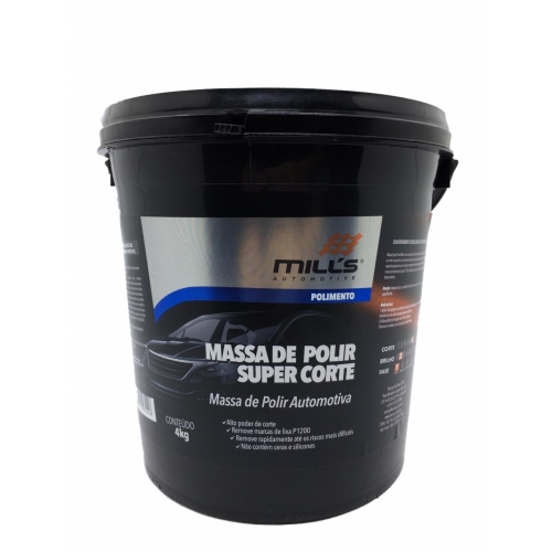 MASSA DE POLIR SUPER CORTE 4KG MILLS