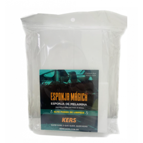 ESPONJA MAGICA DE MELAMINA KIT COM 4 KERS