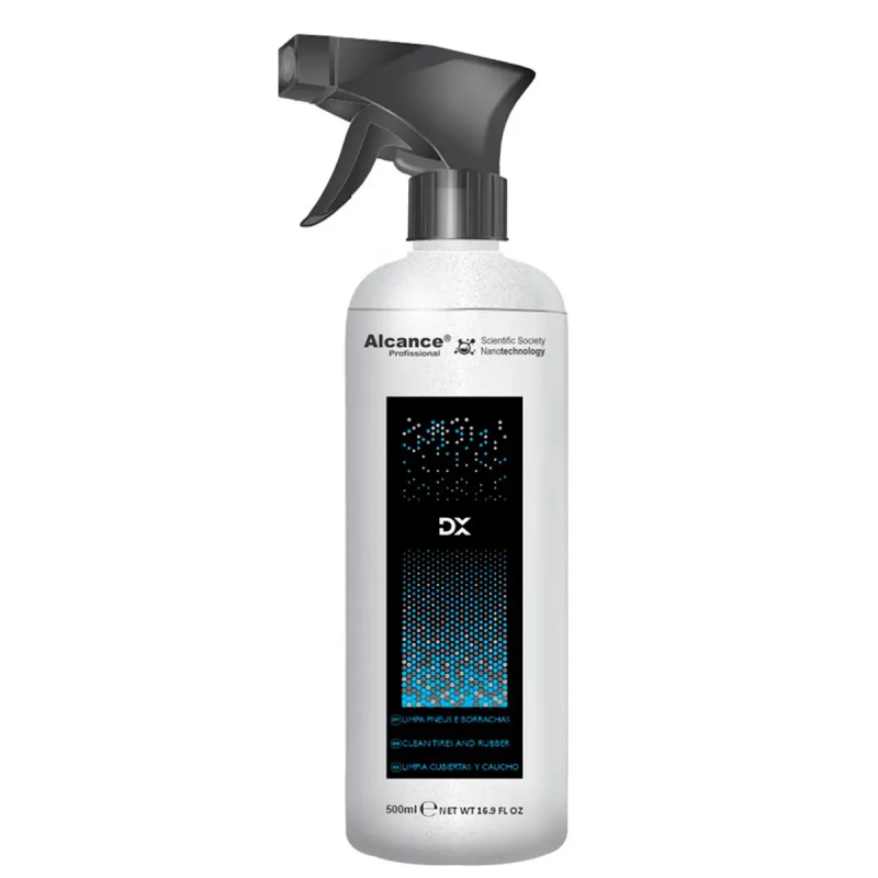 DX LIMPA PNEUS E BORRACHAS 500ML ALCANCE