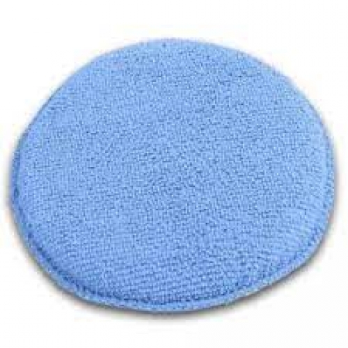 APLICADOR DE MICROFIBRA AZUL REDONDO AUTO CRAZY