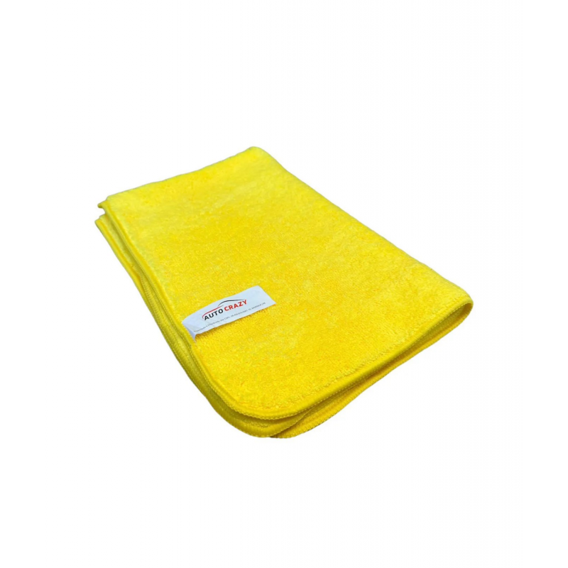 TOALHA DE MICROFIBRA AMARELO 39X39 230GSM AUTO CRAZY