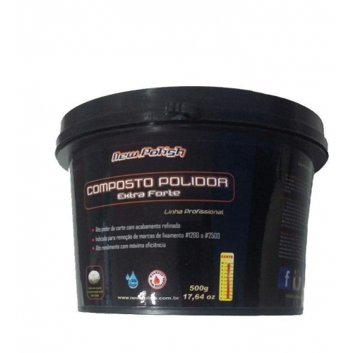 COMPOSTO POLIDOR EXTRA FORTE NEW POLISH 500G
