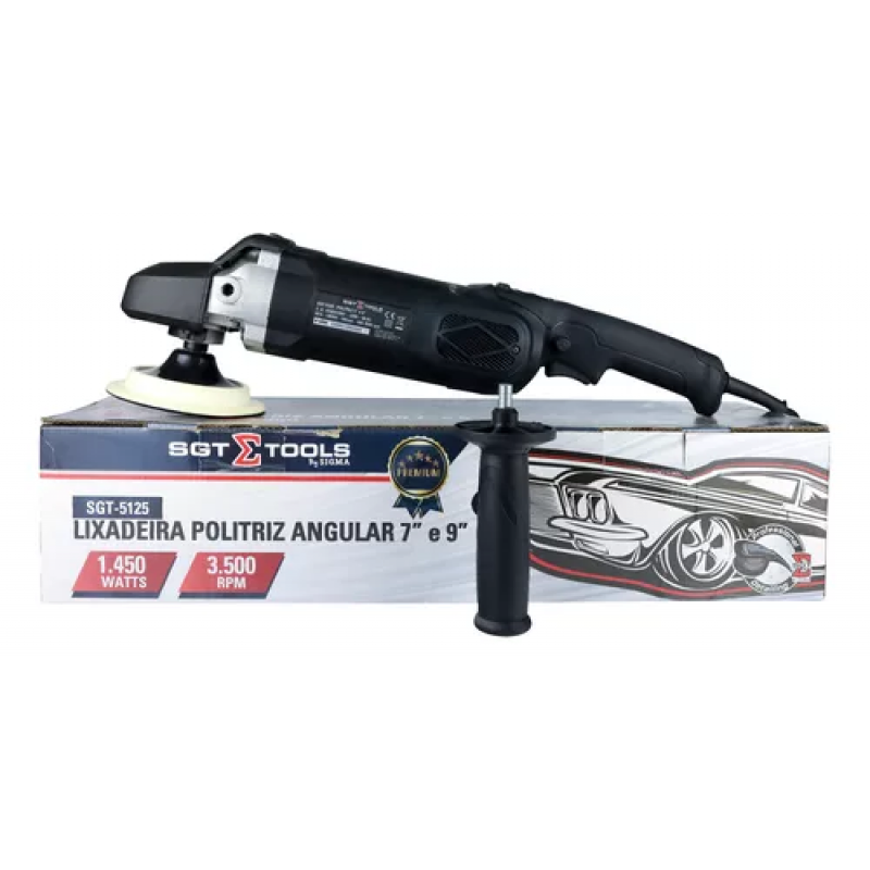 POLITRIZ ROTATIVA 1450 WATTS SGT-5125 220V SIGMA TOOLS
